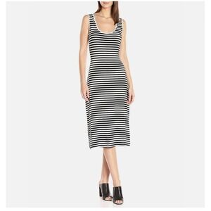 NEW Rebecca Minkoff Womens Vallejo Tank Midi Dress Size M Striped Resort Stretch